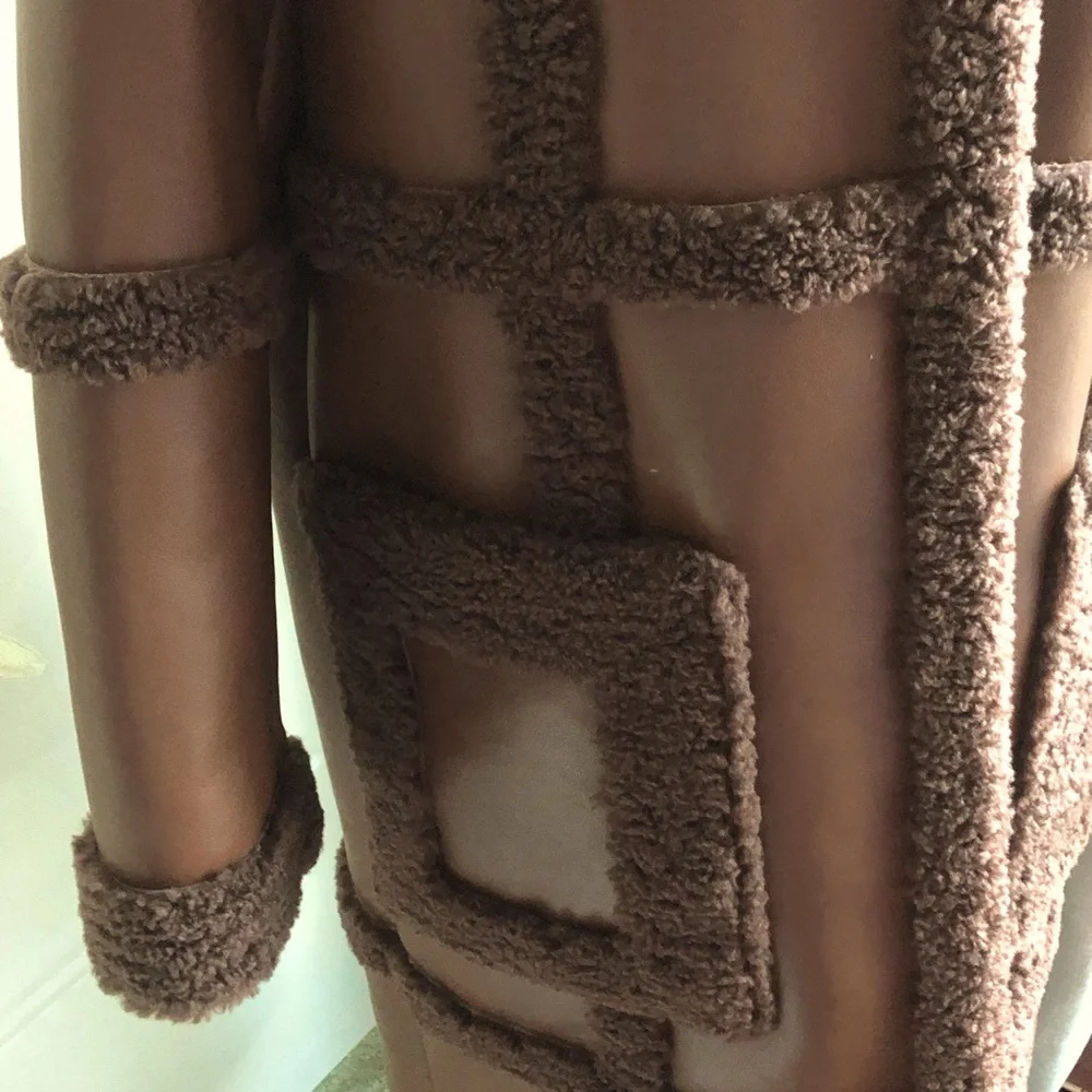 Stand Studio Brown Long Coat - Picture 7 of 8
